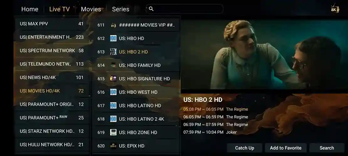 Preview 1 - Aurex TV Premium IPTV Subscription